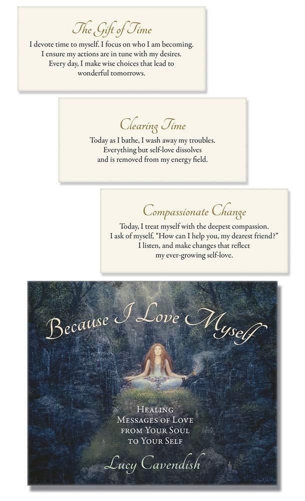 Because I Love Myself Affirmation Affirmation Deck: Healing Messages of Love from Your Soul to Your Self