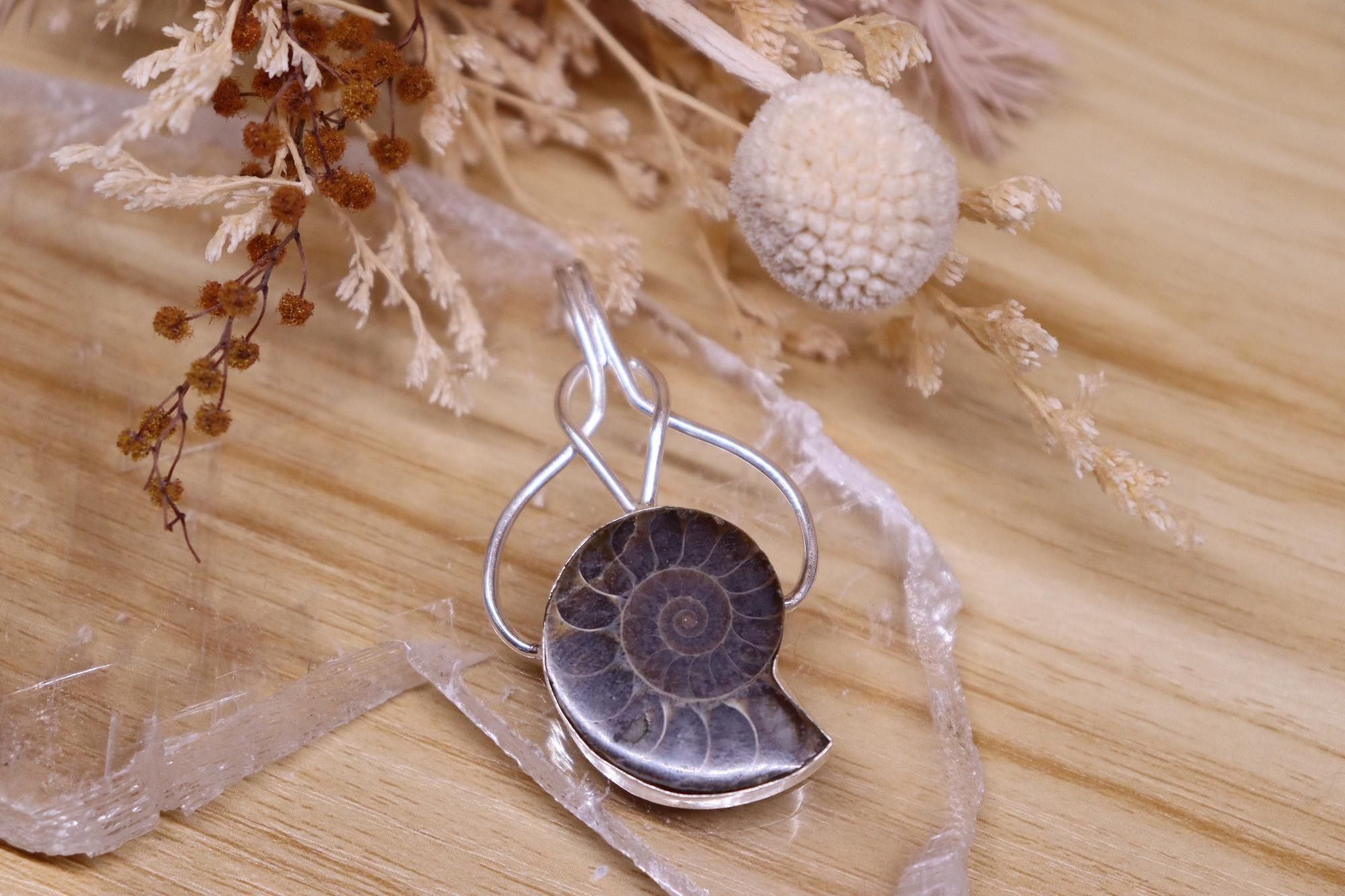 Ammonite Knot Pendant