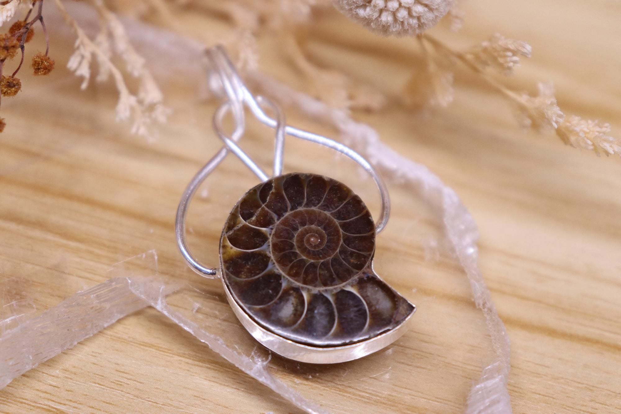 Ammonite Knot Pendant