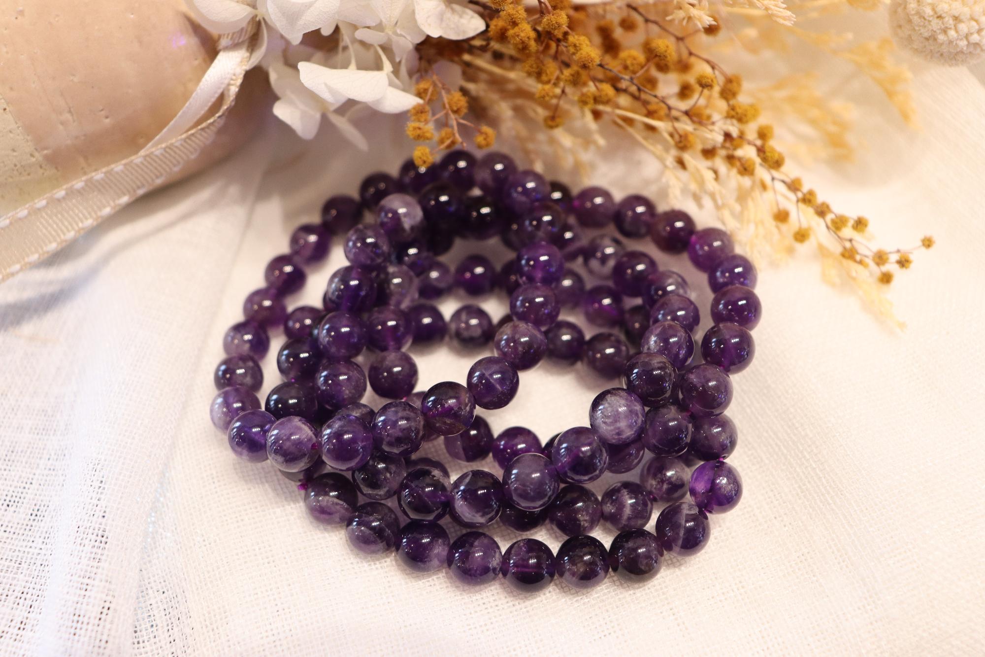 Amethyst Bracelet | 8mm