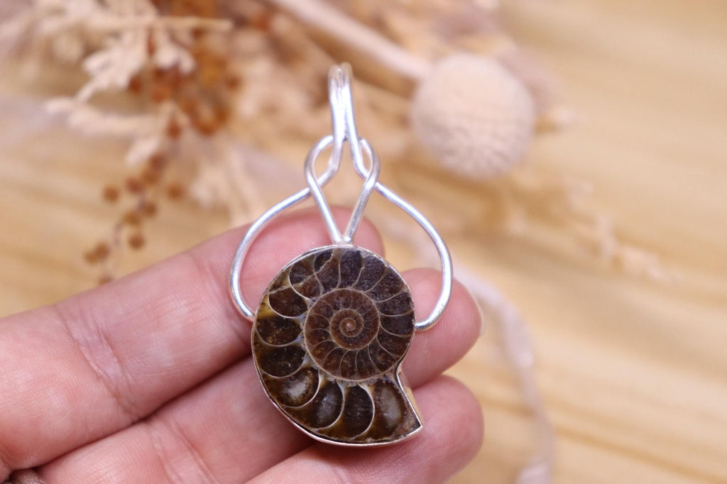Ammonite Knot Pendant