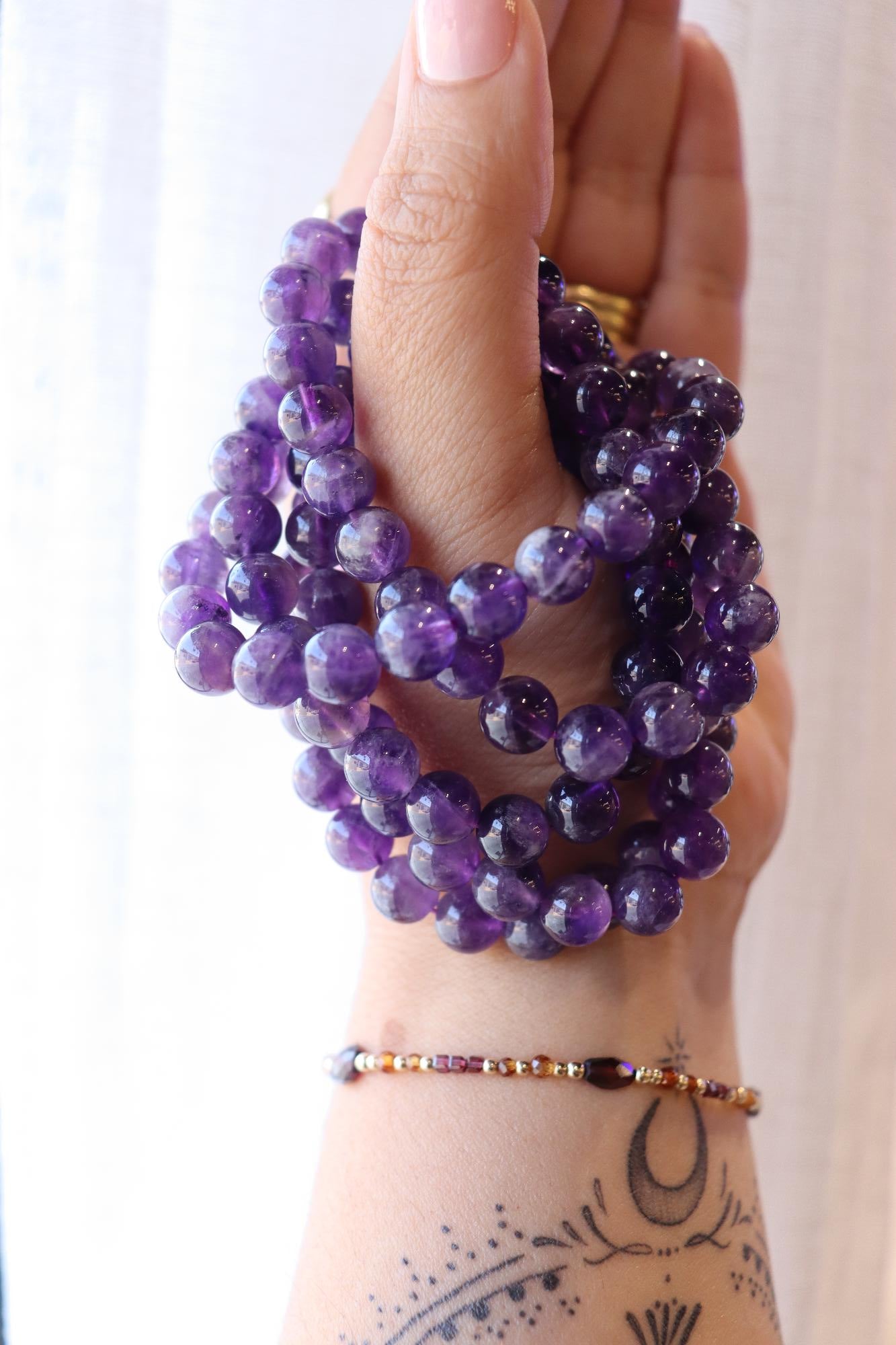 Amethyst Bracelet | 8mm
