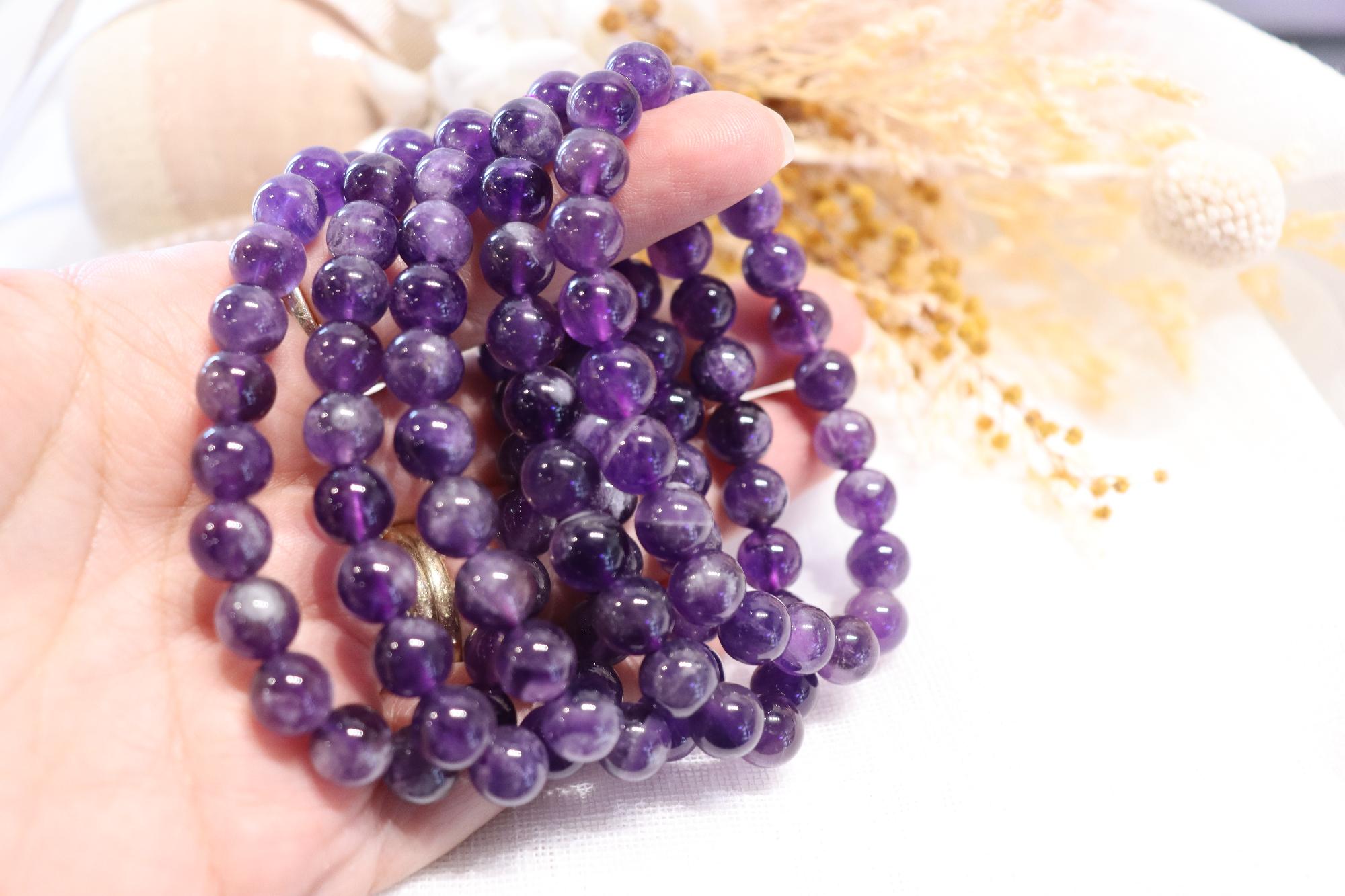 Amethyst Bracelet | 8mm