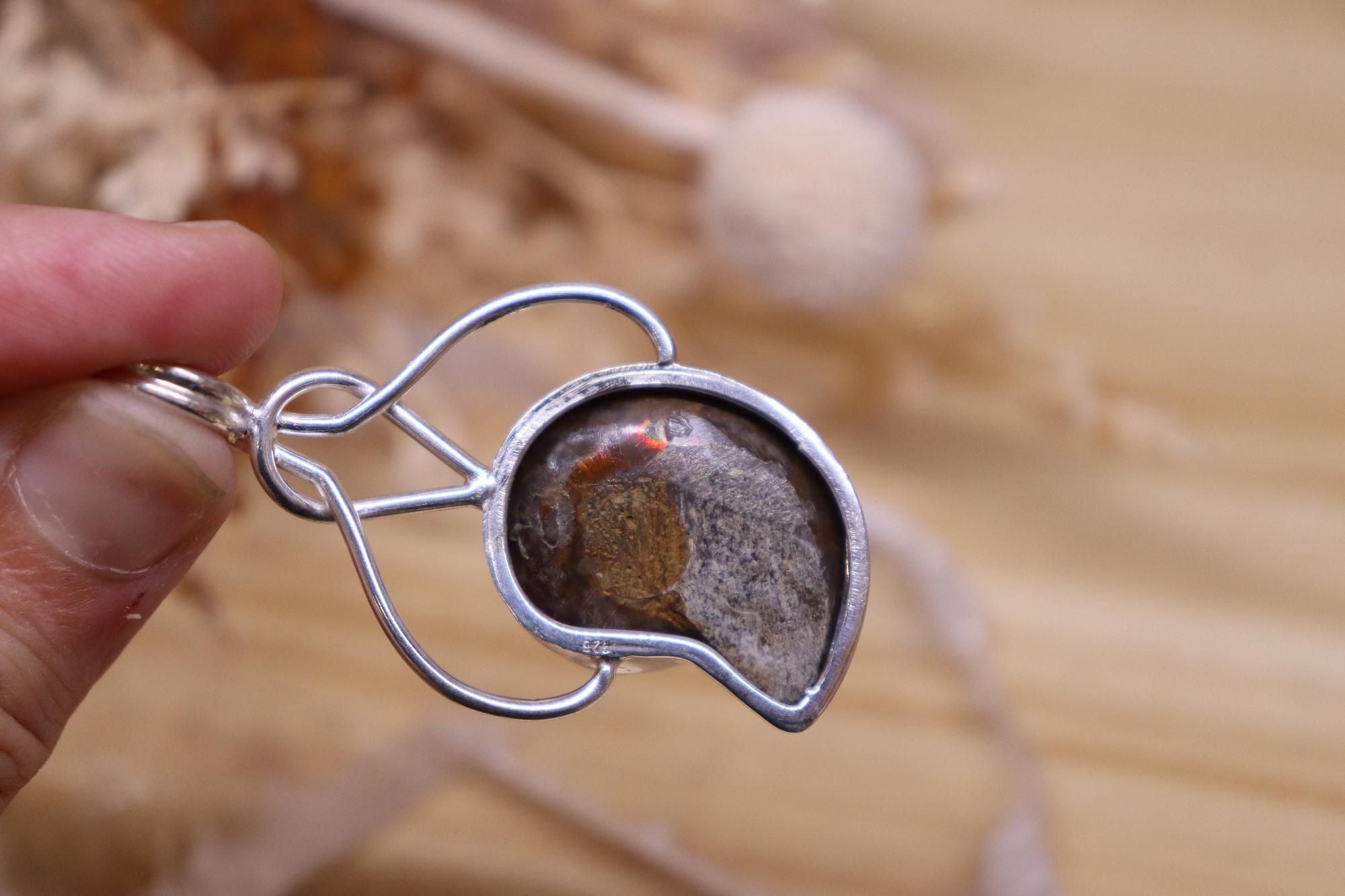 Ammonite Knot Pendant