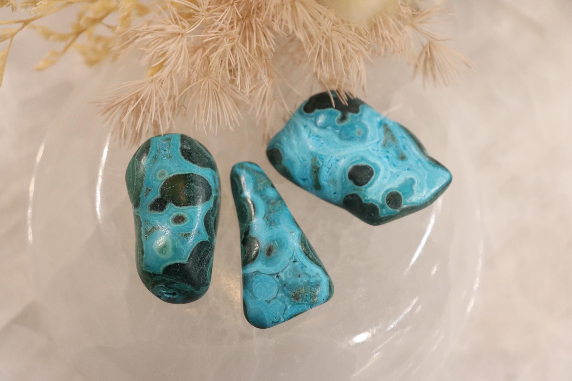 Chrysocolla & Malachite Tumble