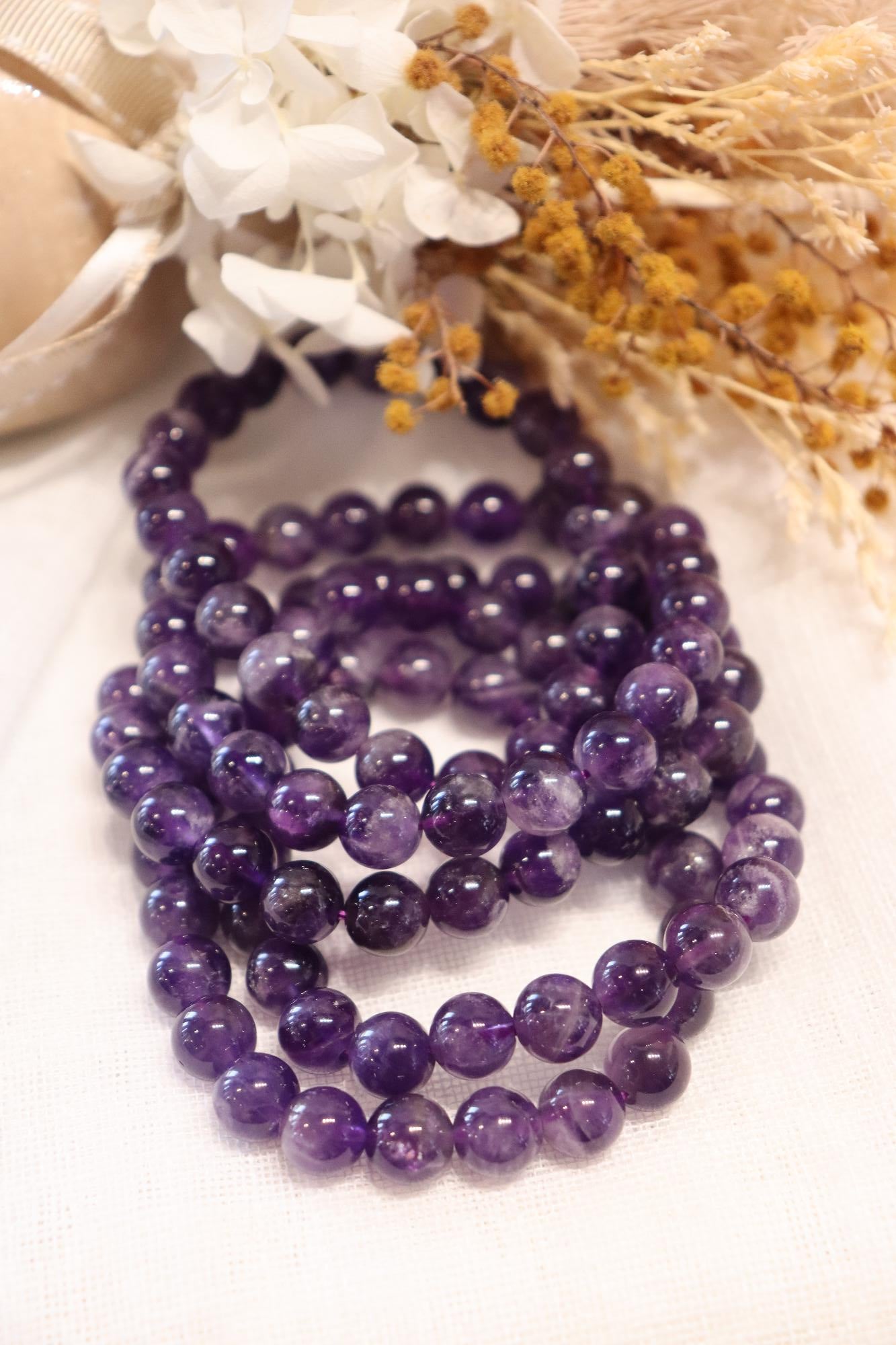 Amethyst Bracelet | 8mm