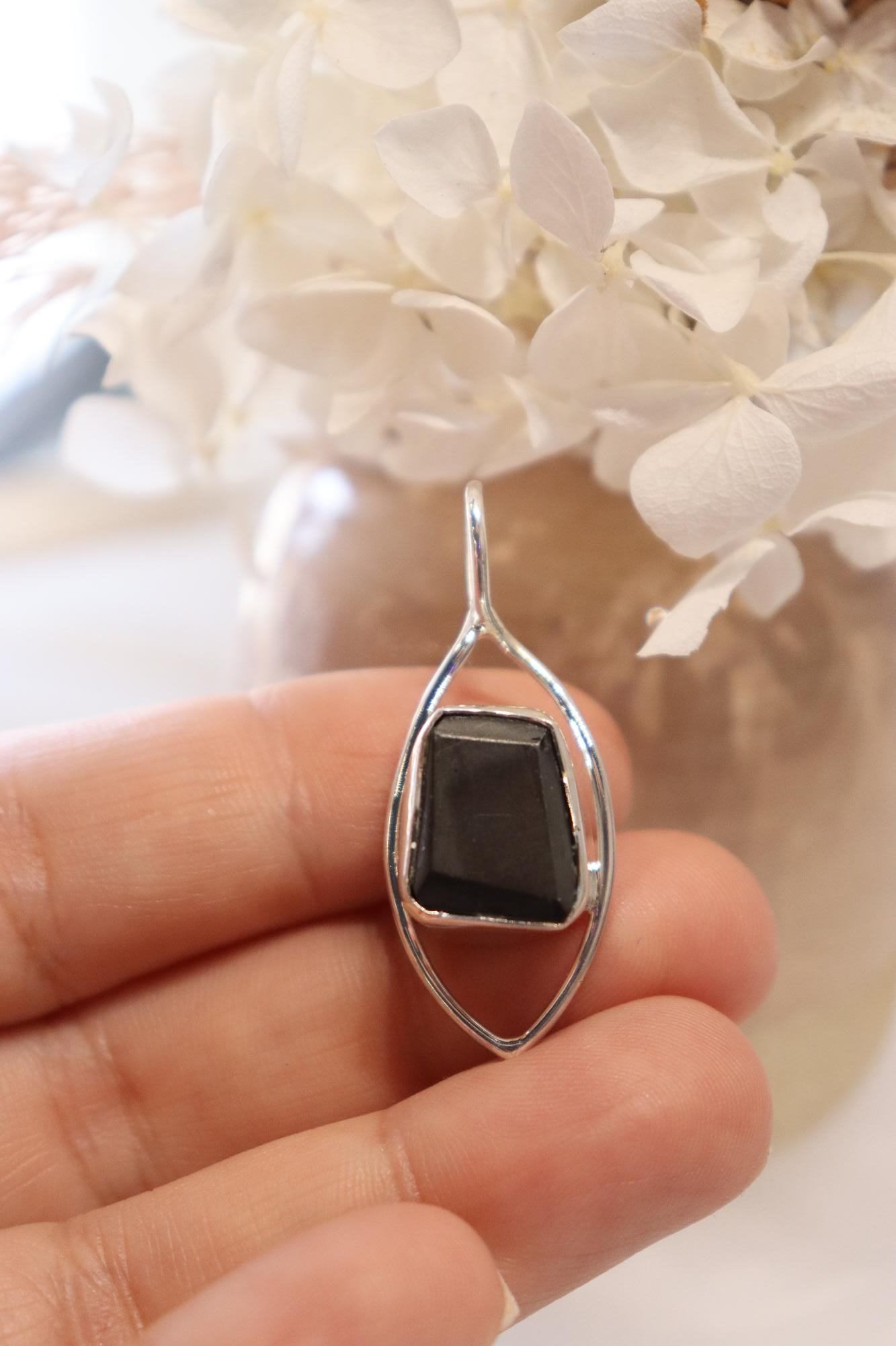 Shungite Pendant Teardrop