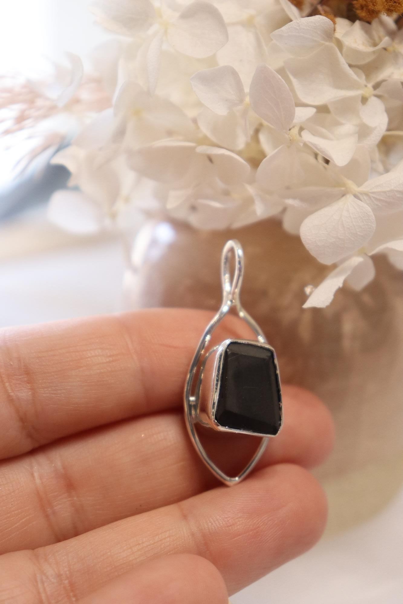 Shungite Pendant Teardrop