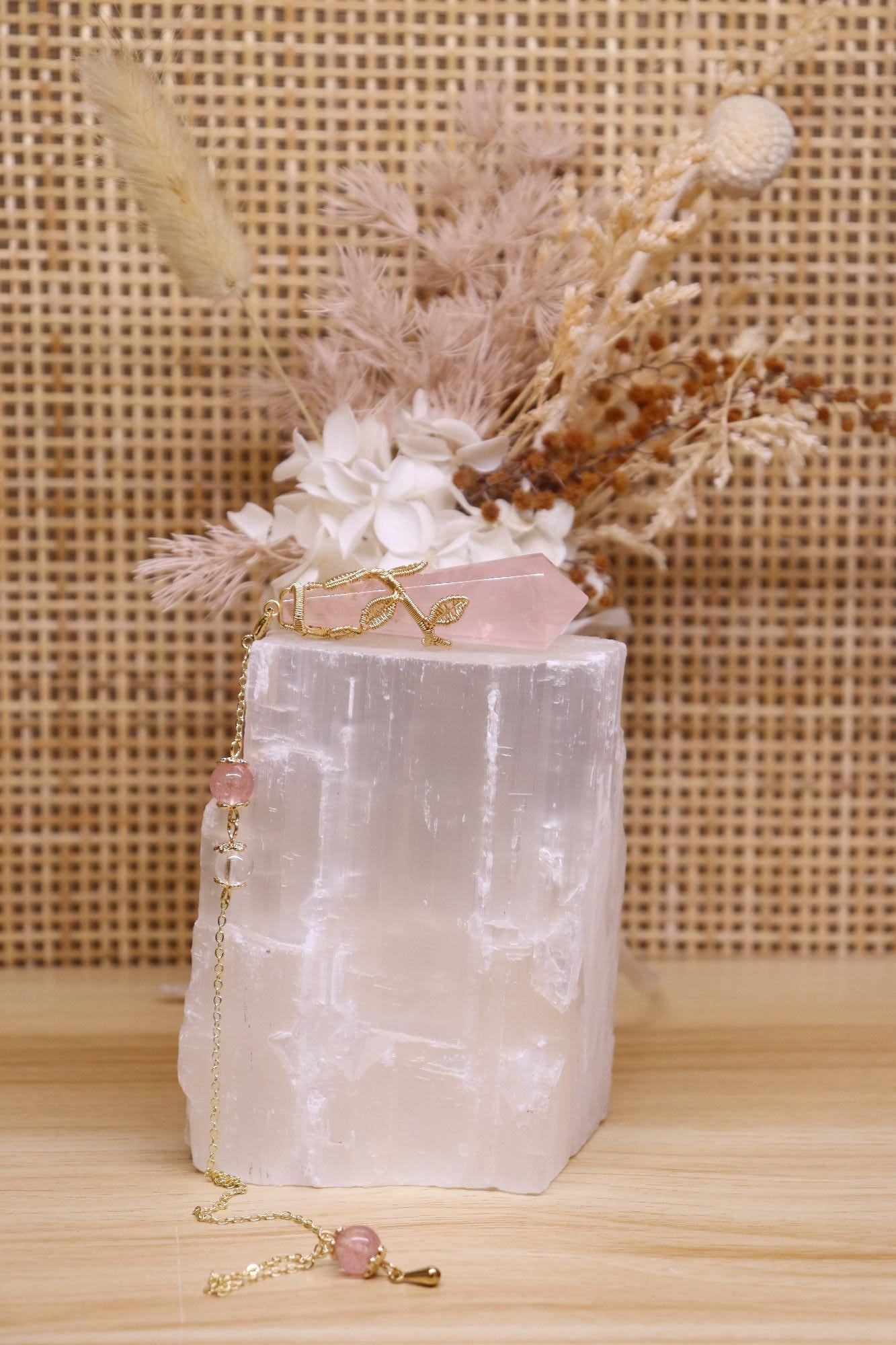 Rose Quartz Pendulum