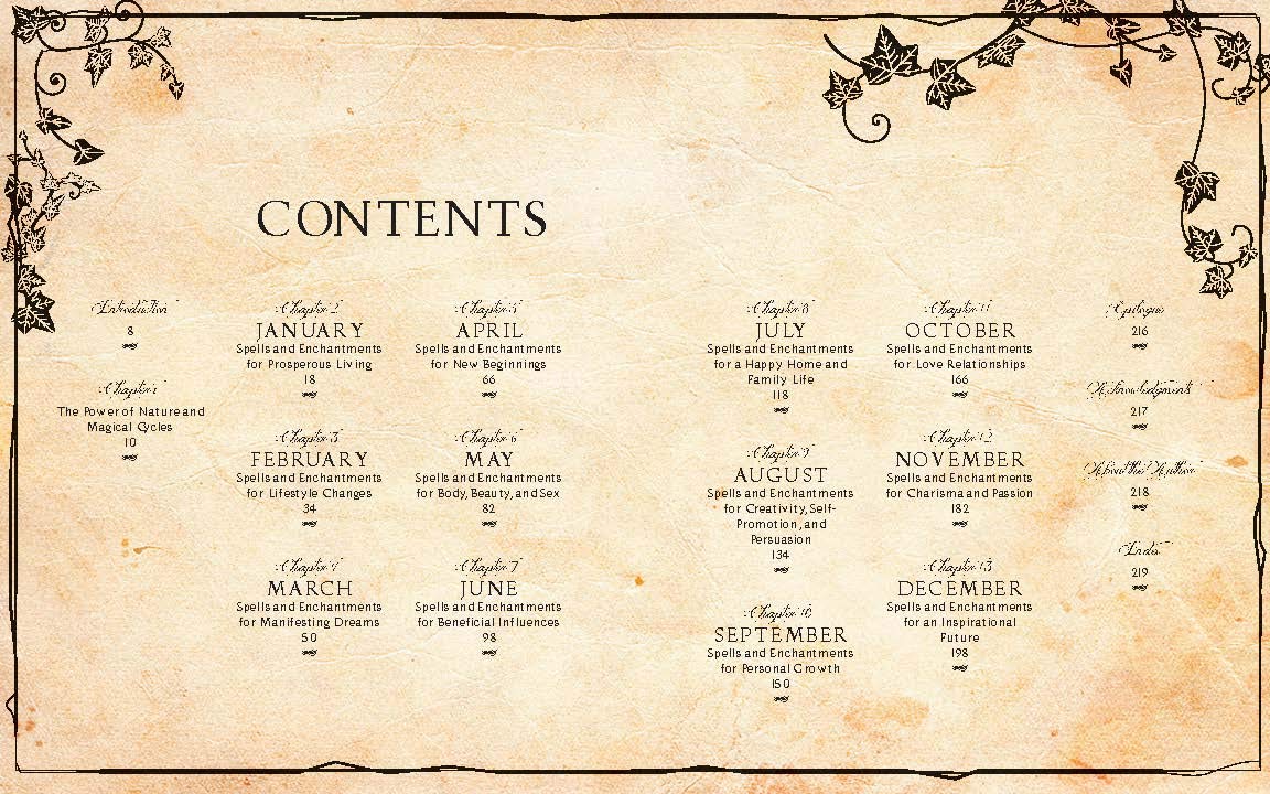 Spells For A Magical Year: 100 Rituals and Enchantments for Prosperity, Power, and Fortune