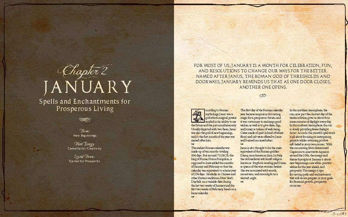 Spells For A Magical Year: 100 Rituals and Enchantments for Prosperity, Power, and Fortune