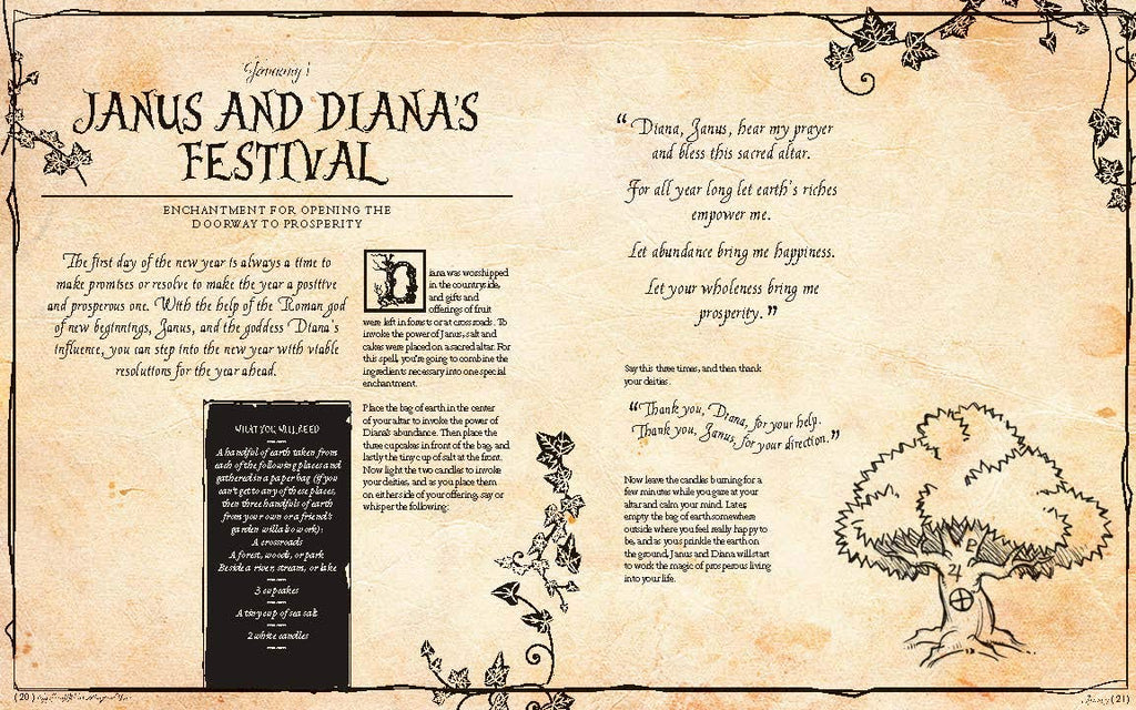 Spells For A Magical Year: 100 Rituals and Enchantments for Prosperity, Power, and Fortune