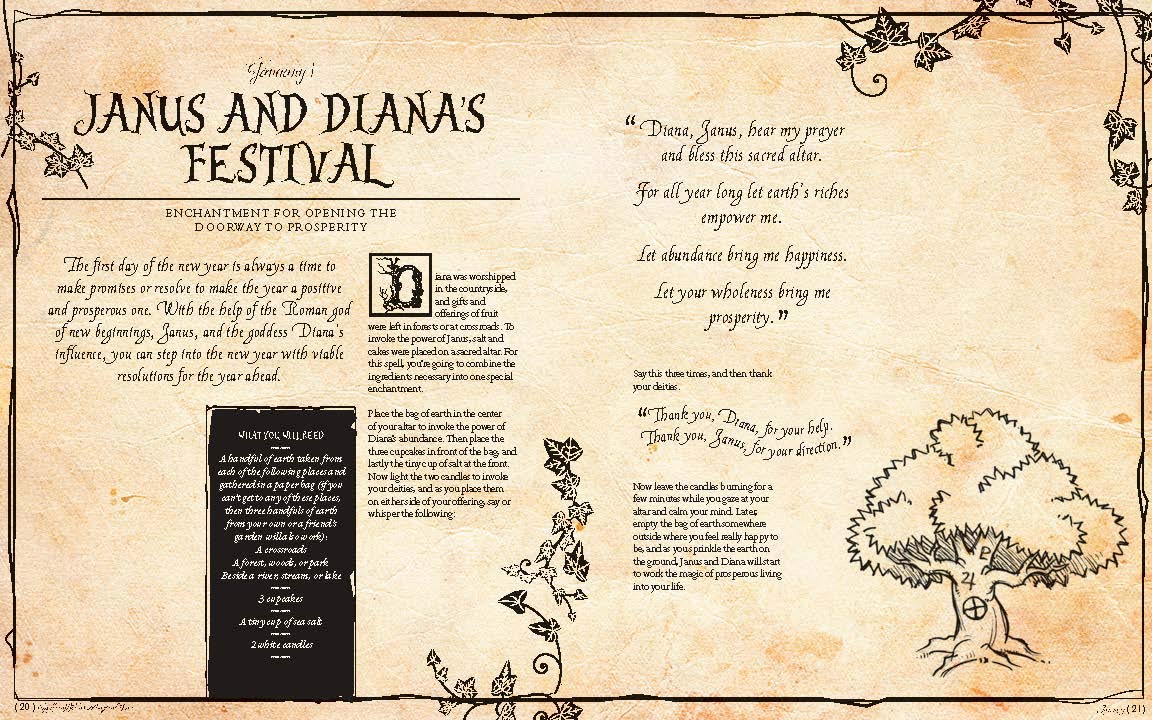 Spells For A Magical Year: 100 Rituals and Enchantments for Prosperity, Power, and Fortune