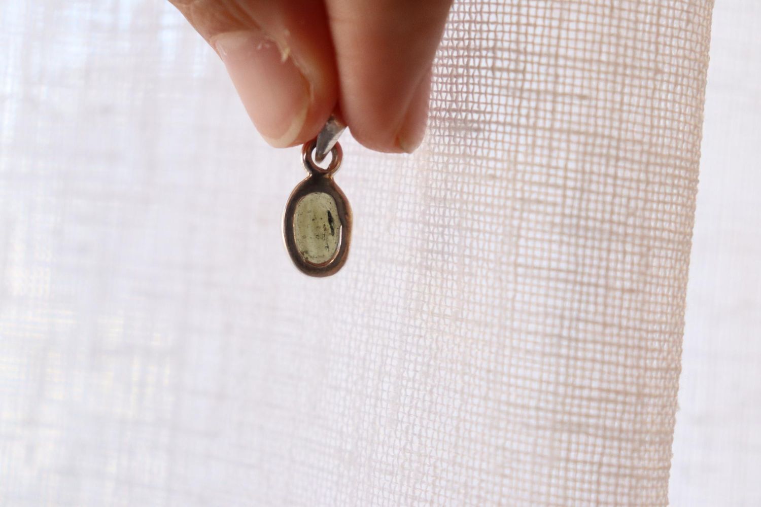 Moldavite Pendant Faceted | 1.3g