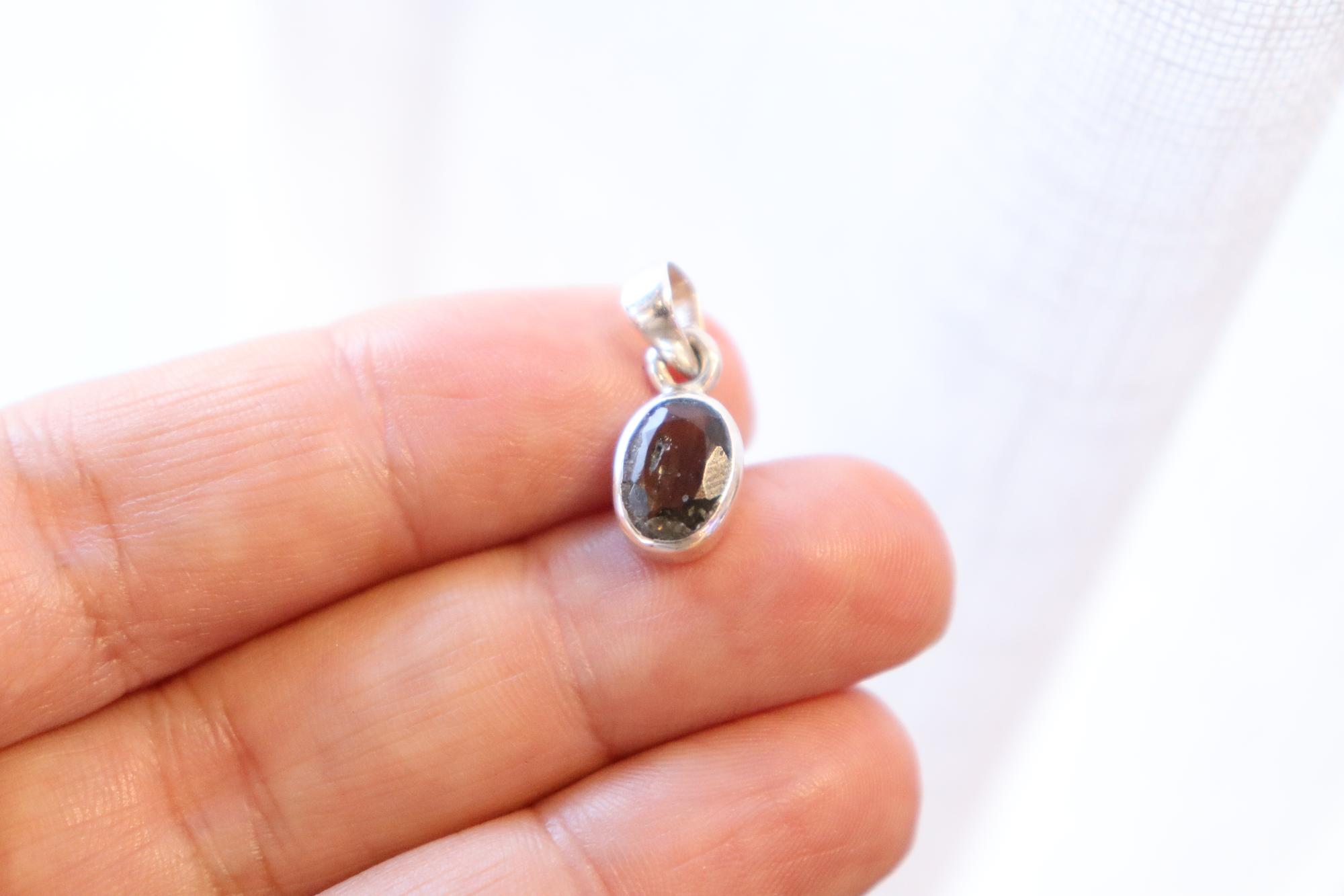 Moldavite Pendant Faceted | 1.3g