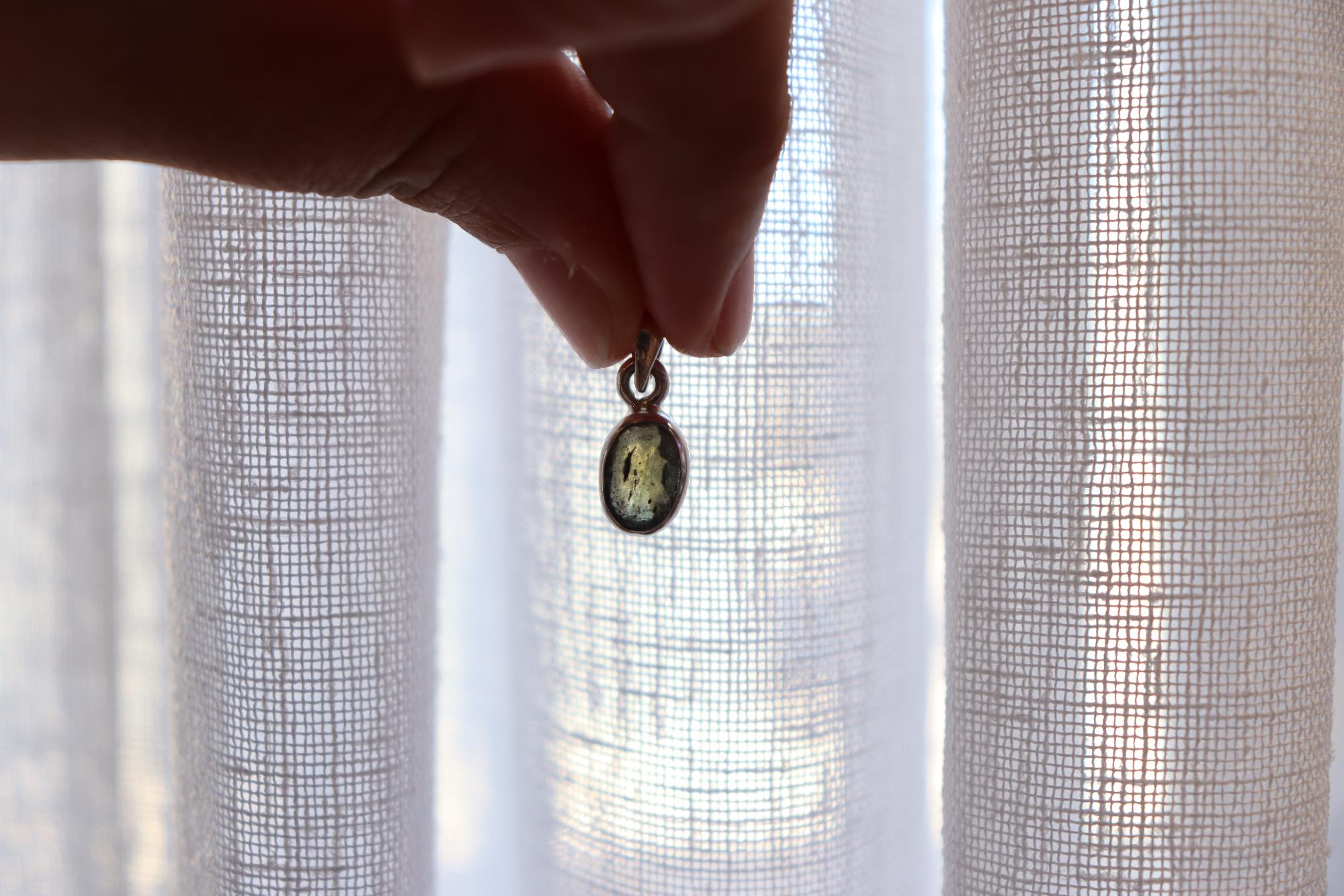Moldavite Pendant Faceted | 1.3g
