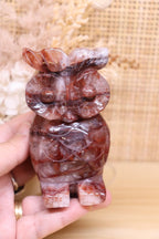 Owl Carving | Fire Quartz