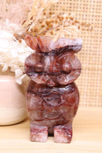 Owl Carving | Fire Quartz