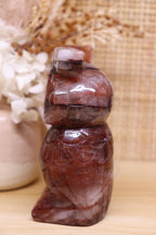 Owl Carving | Fire Quartz
