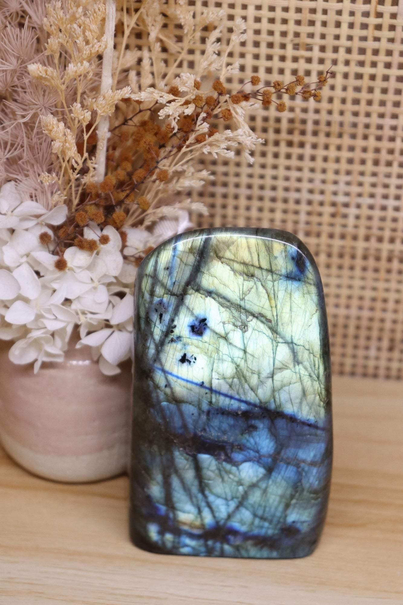 Labradorite Polished Green/ Blue | Free-Form 587g