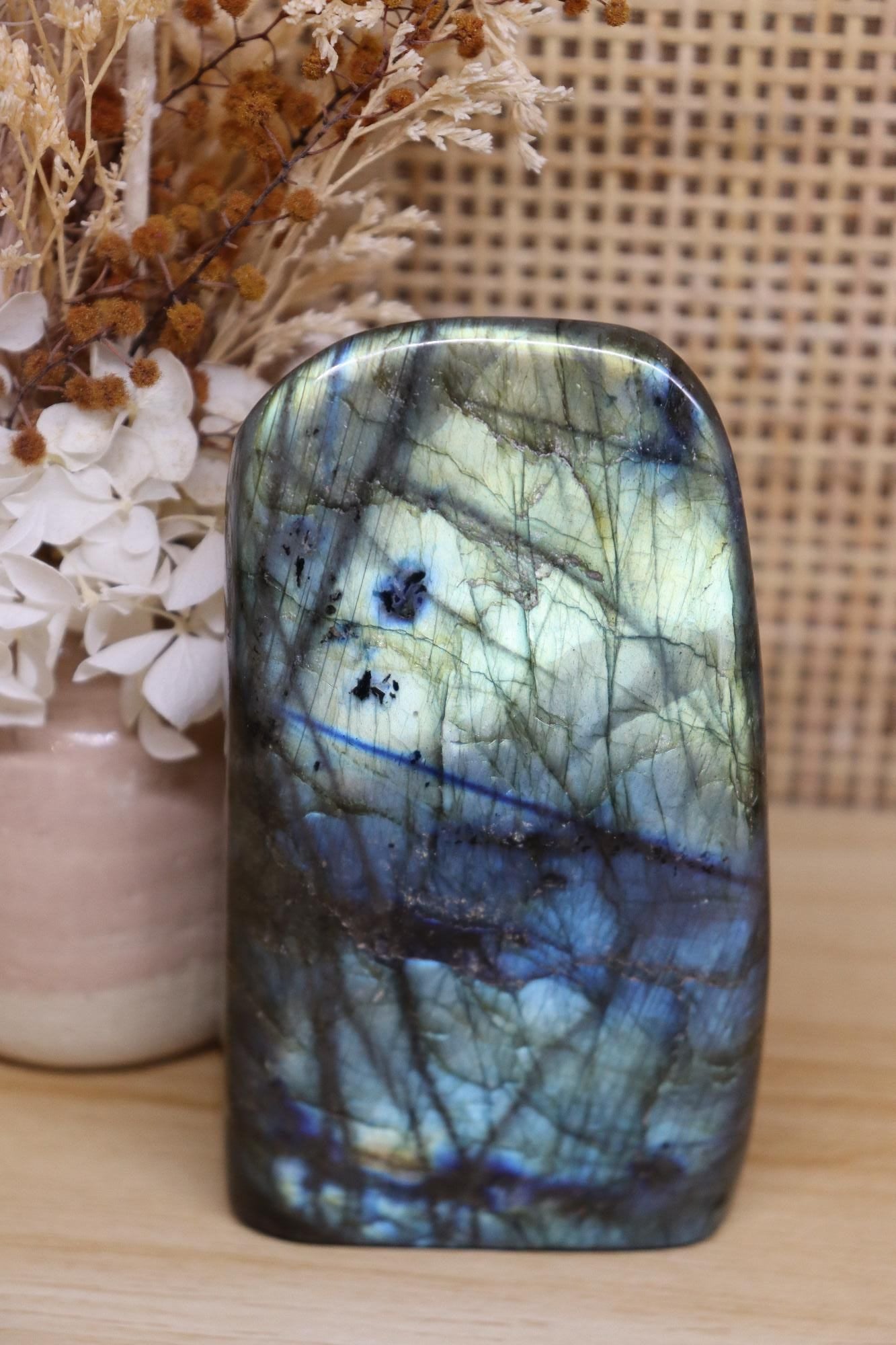 Labradorite Polished Green/ Blue | Free-Form 587g