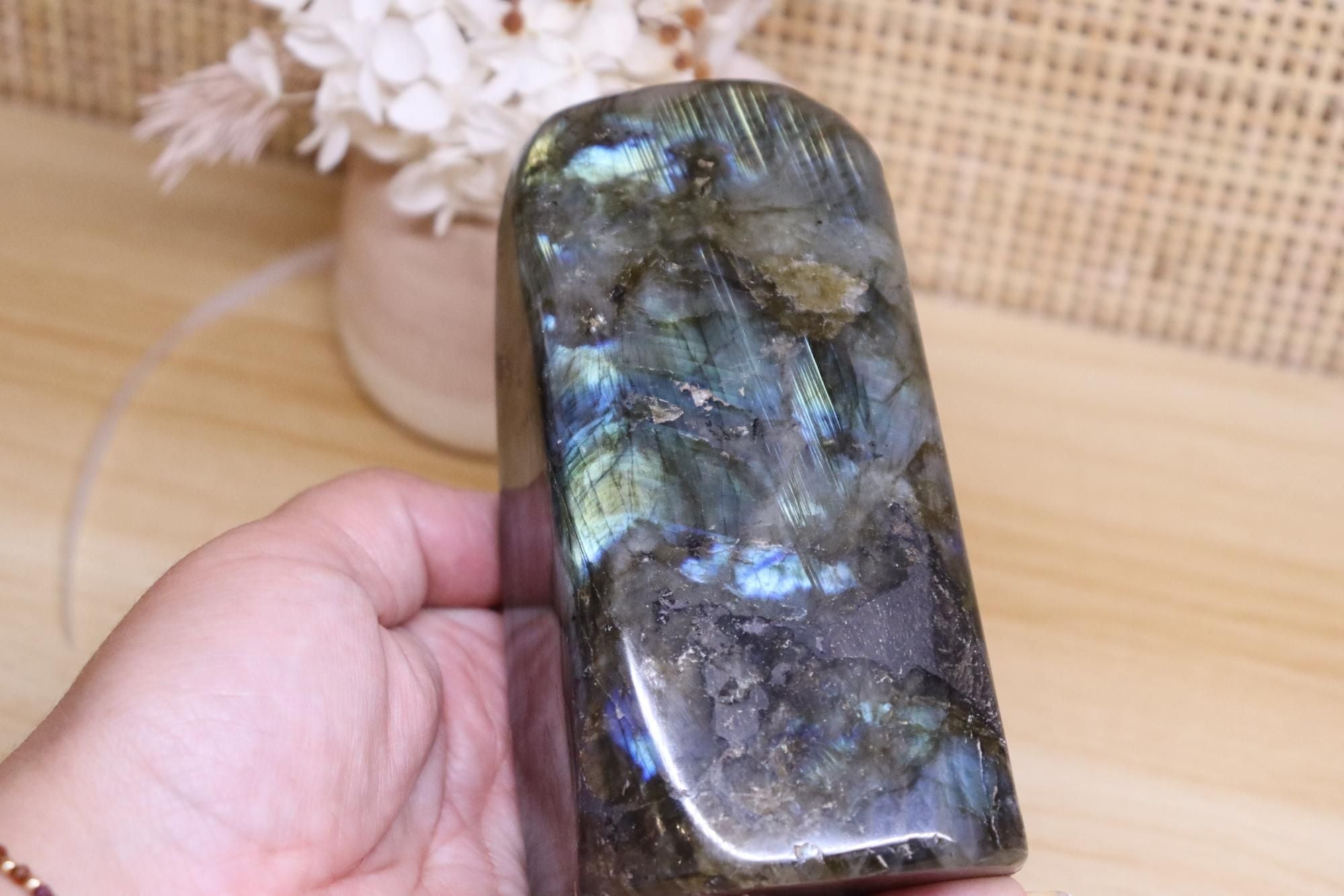Labradorite Polished Green/ Blue | Free-Form 587g