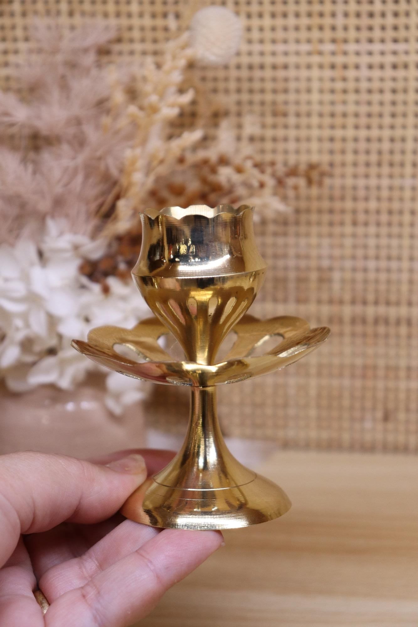 Brass Incense Burner | 8.5 x 7.2