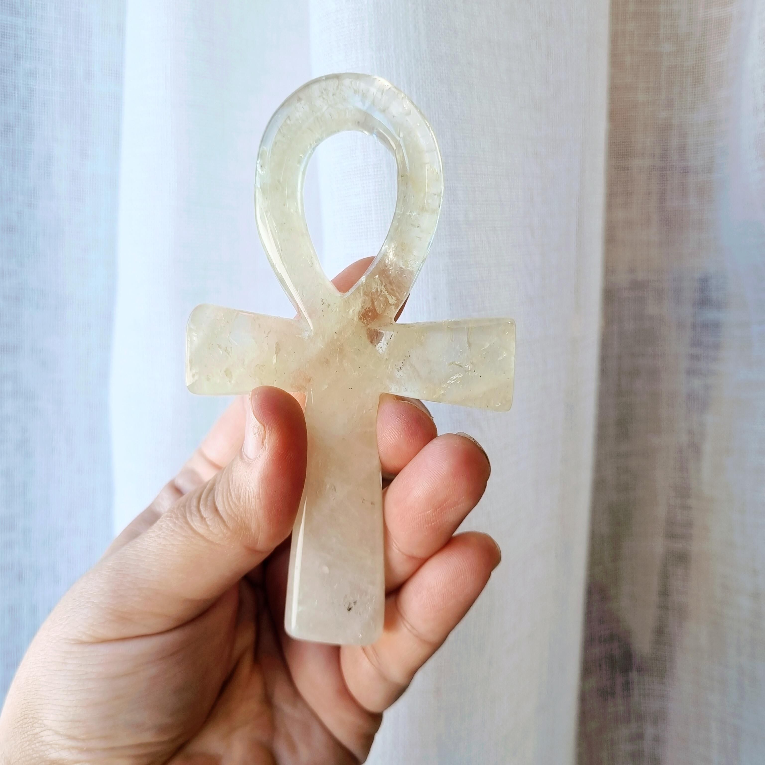 Ankh Carving | Citrine