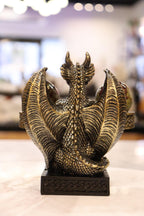 Dragon Golden Double Sphere Holder