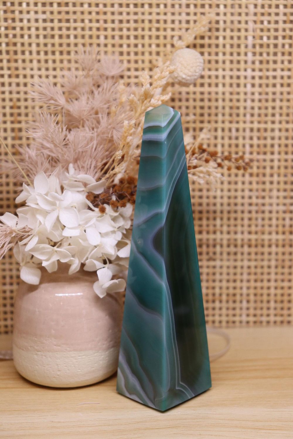 Green Agate Tower | 256g