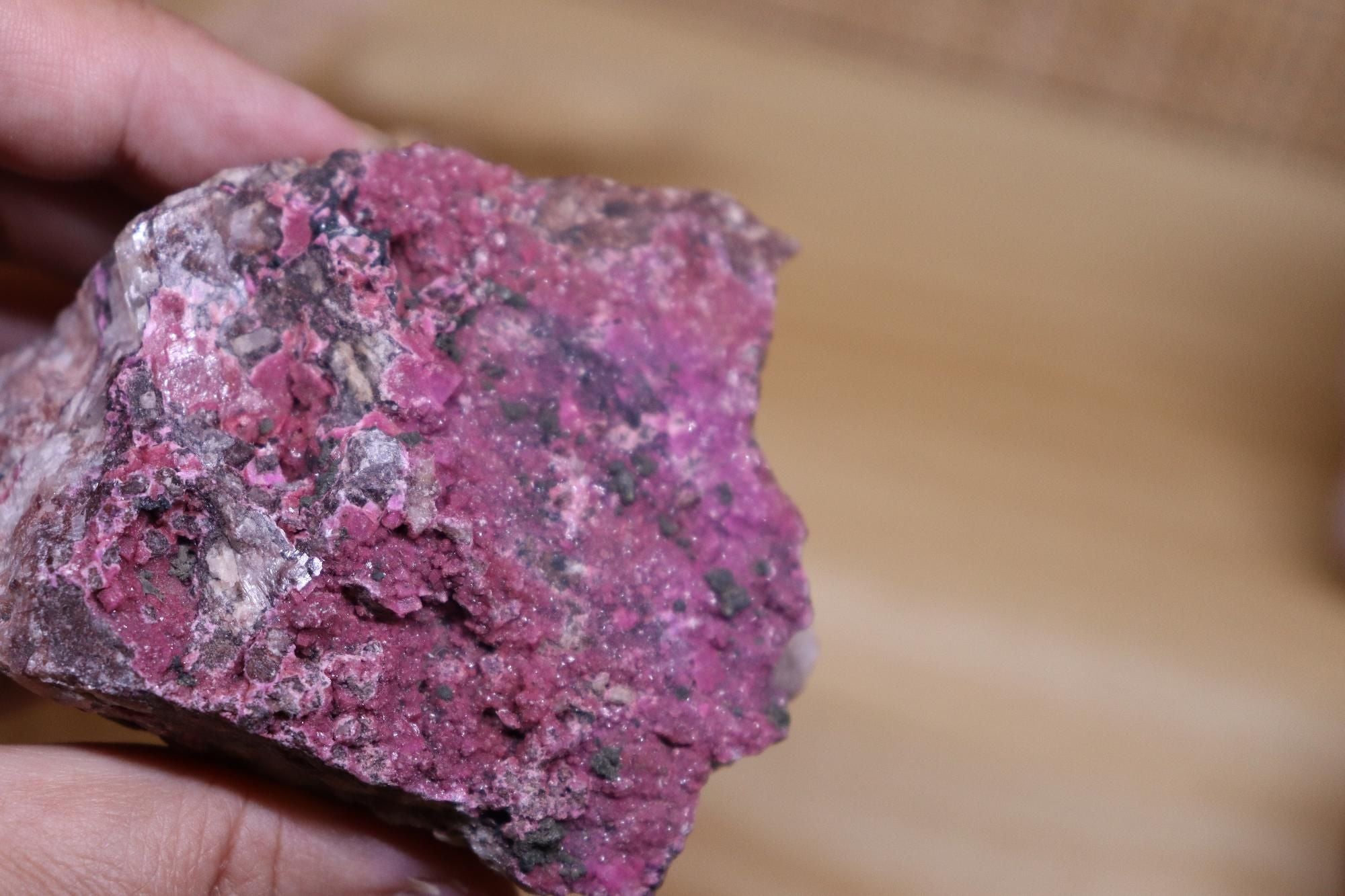 Cobalt Calcite Specimen 300g