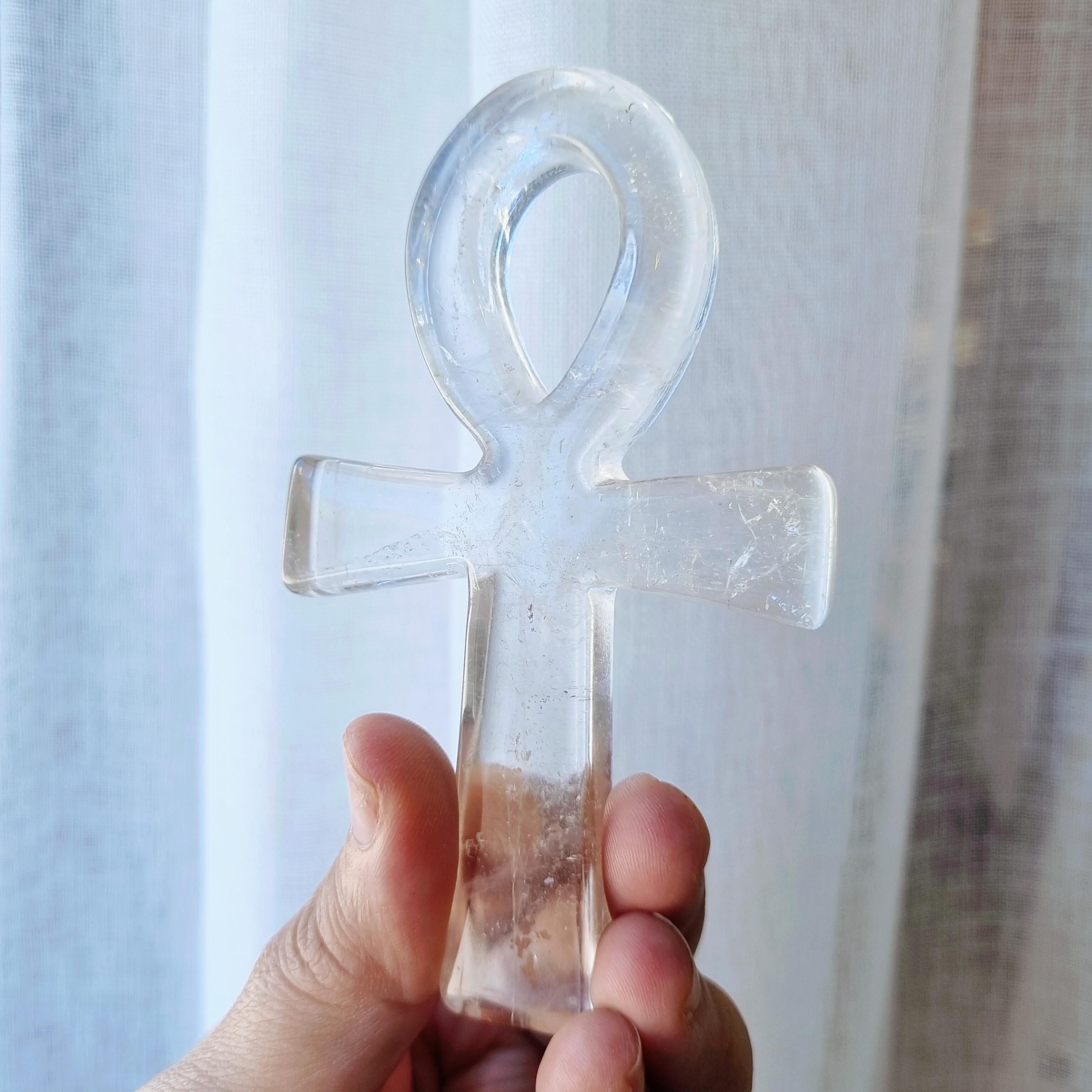 Ankh Carving | Clear Quartz