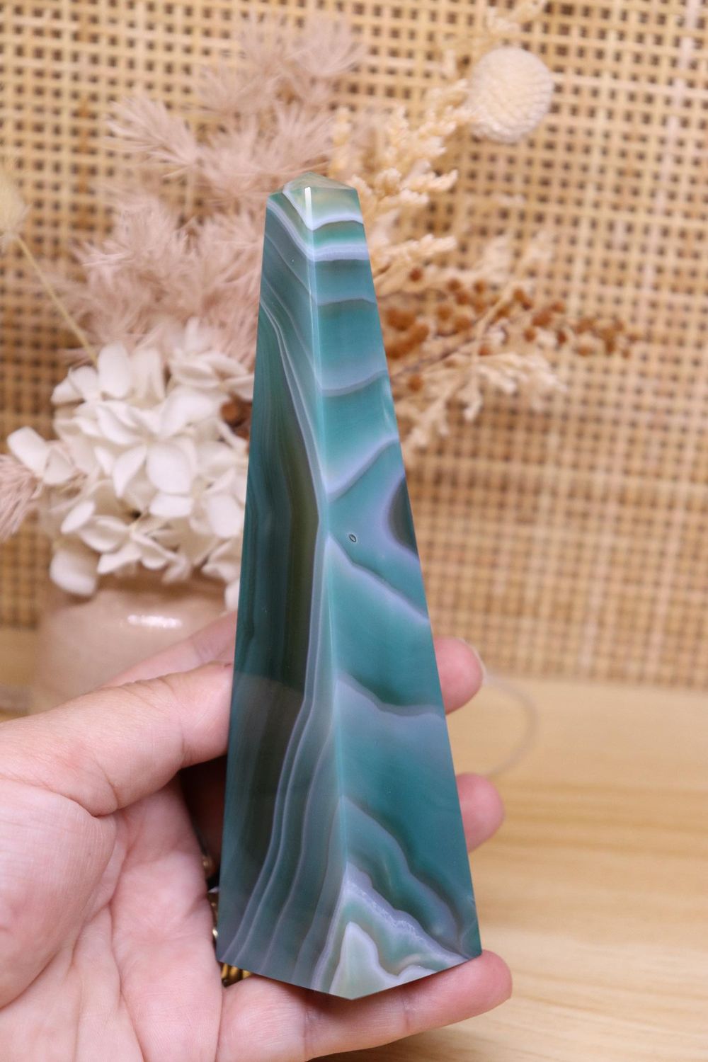 Green Agate Tower | 256g