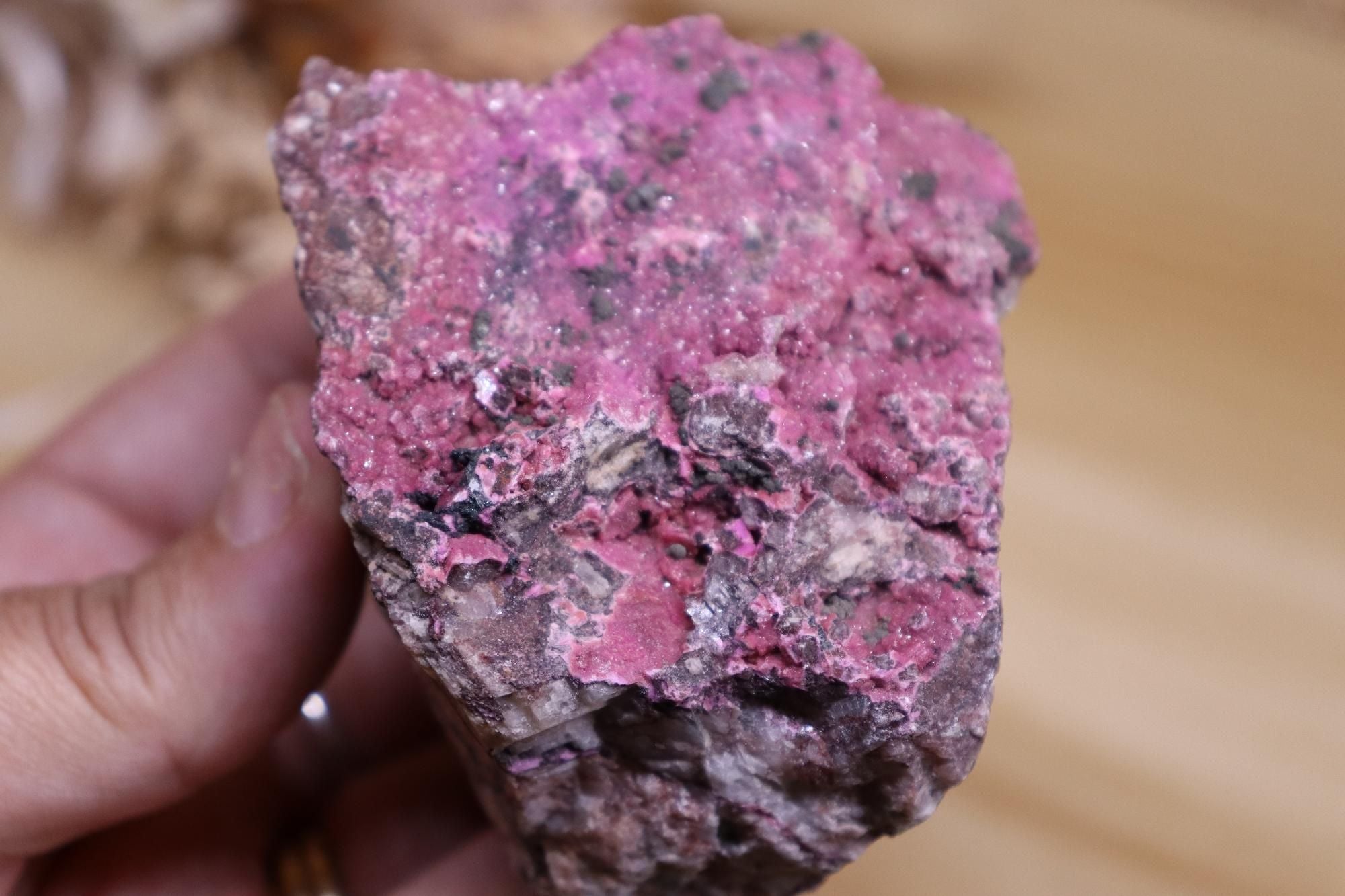 Cobalt Calcite Specimen 300g