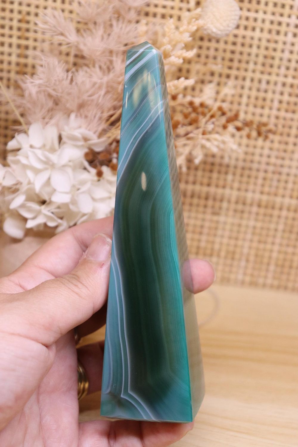 Green Agate Tower | 256g