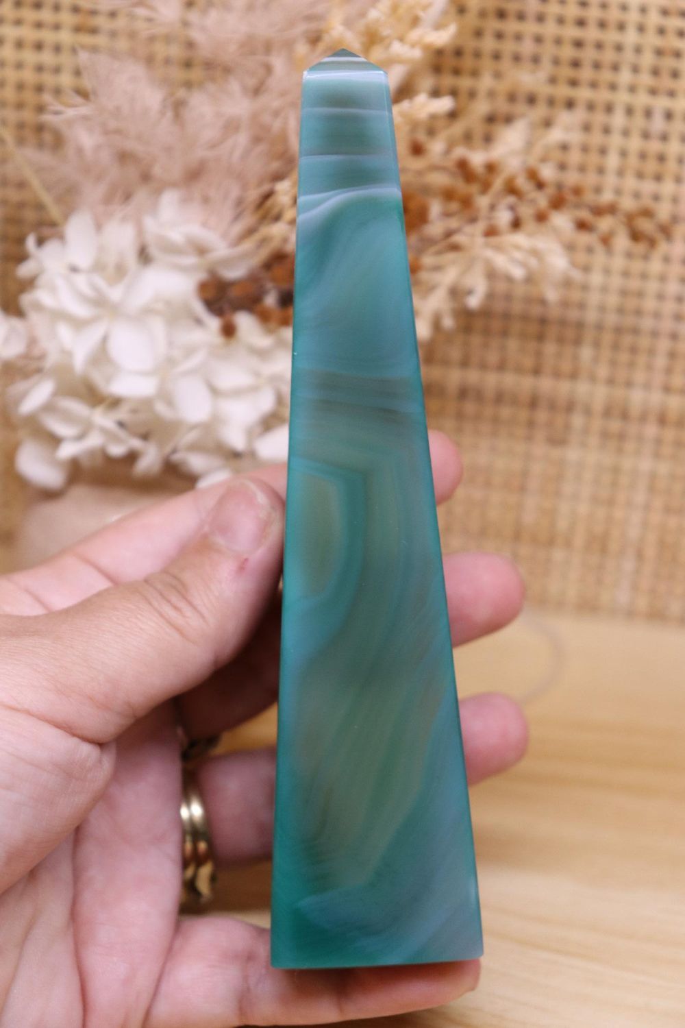 Green Agate Tower | 256g