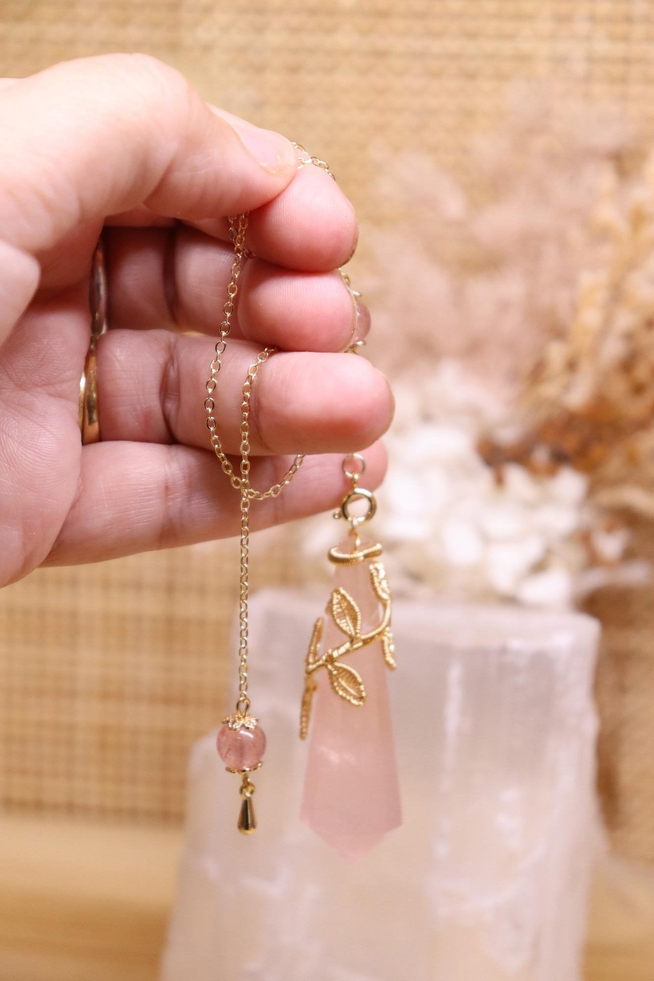 Rose Quartz Pendulum