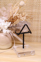 Smokey Quartz Flower Carving + Stand | 119g