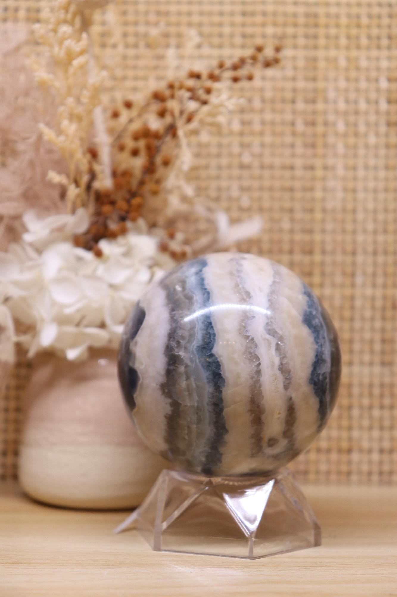 Blue Fluorite Sphere | 499g