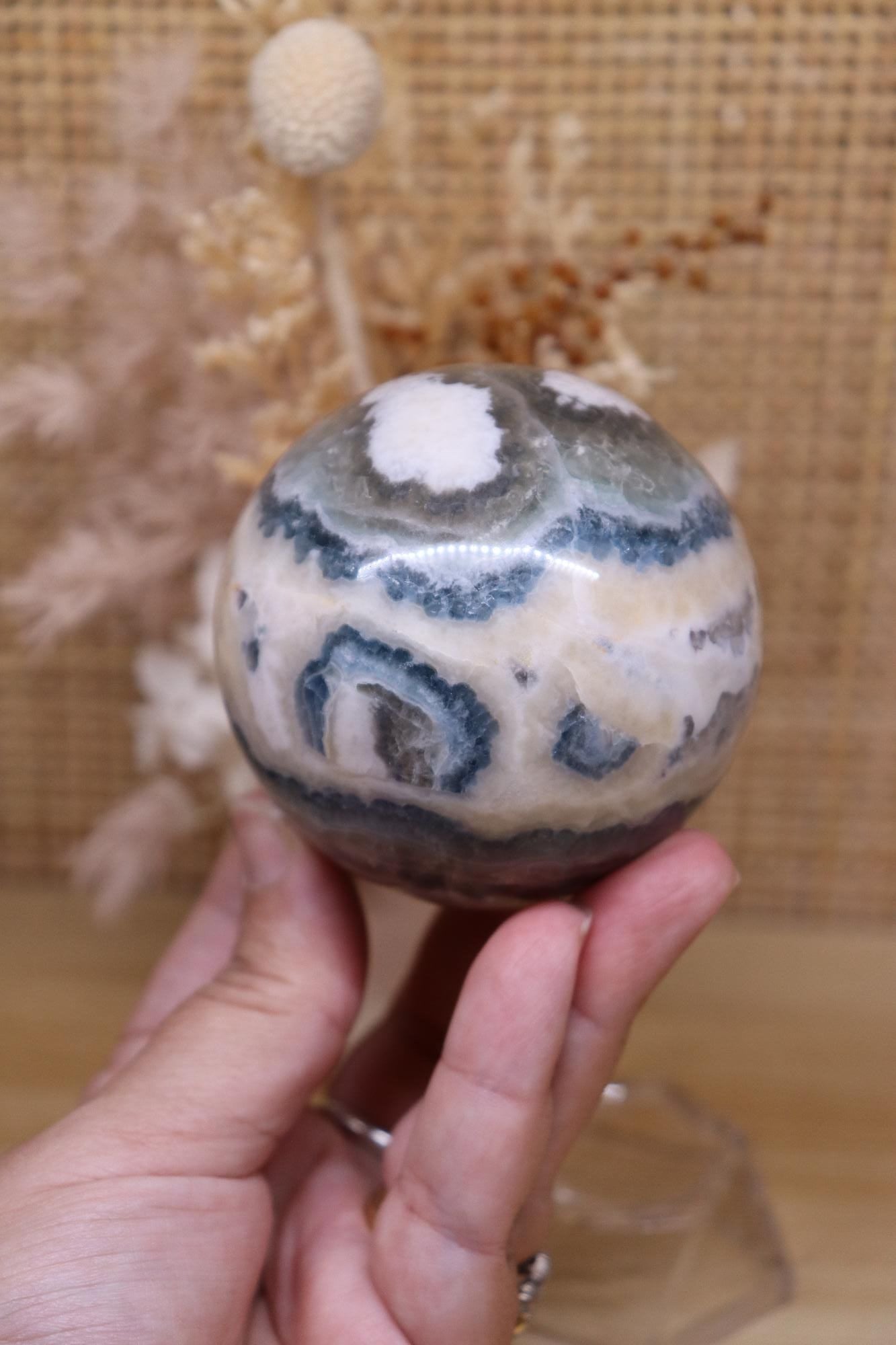 Blue Fluorite Sphere | 499g