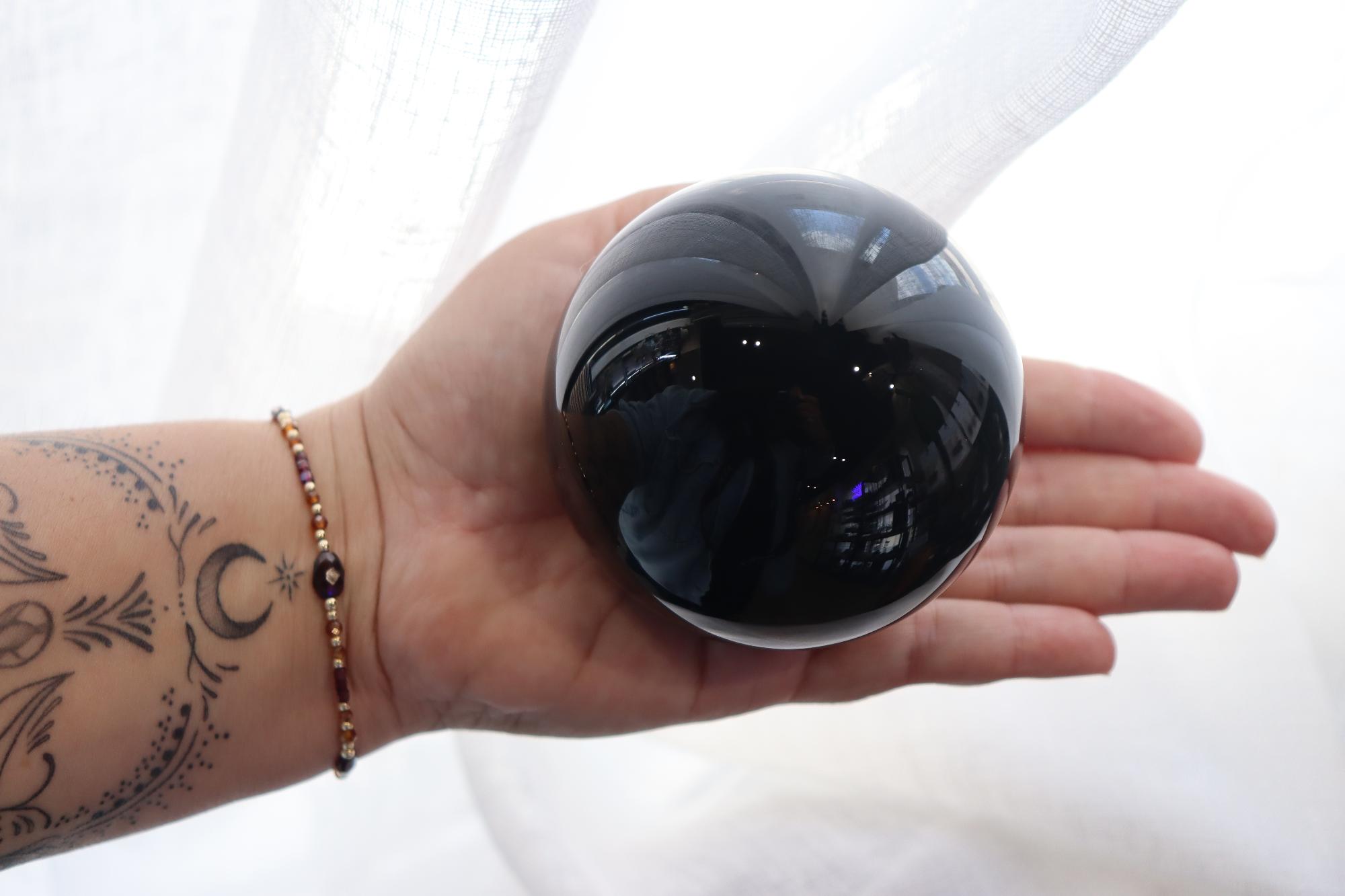 Black Obsidian Sphere | 674g