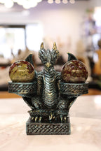 Dragon Blue Double Sphere Holder