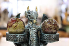 Dragon Blue Double Sphere Holder