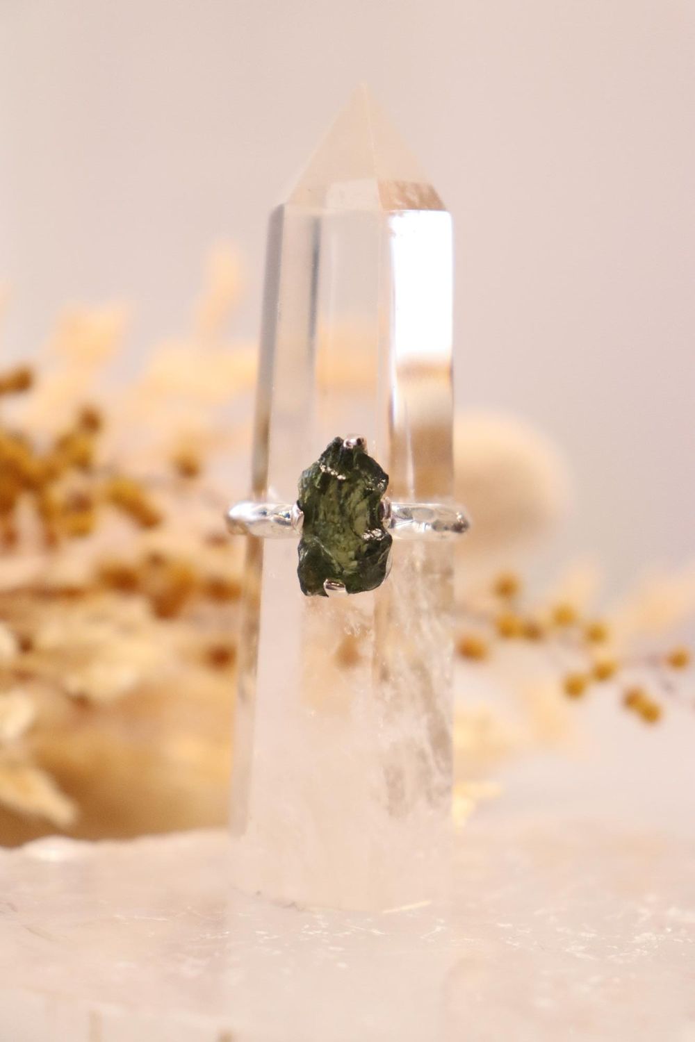 Moldavite Ring | 2.8cts Size 10us