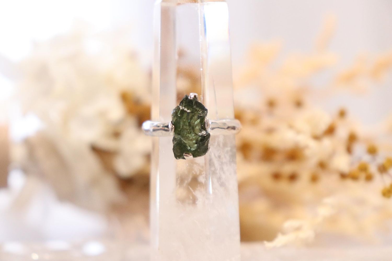 Moldavite Ring | 2.8cts Size 10us