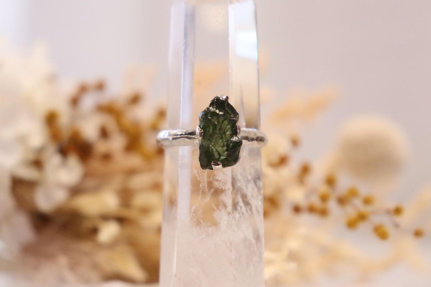 Moldavite Ring | 2.8cts Size 10us