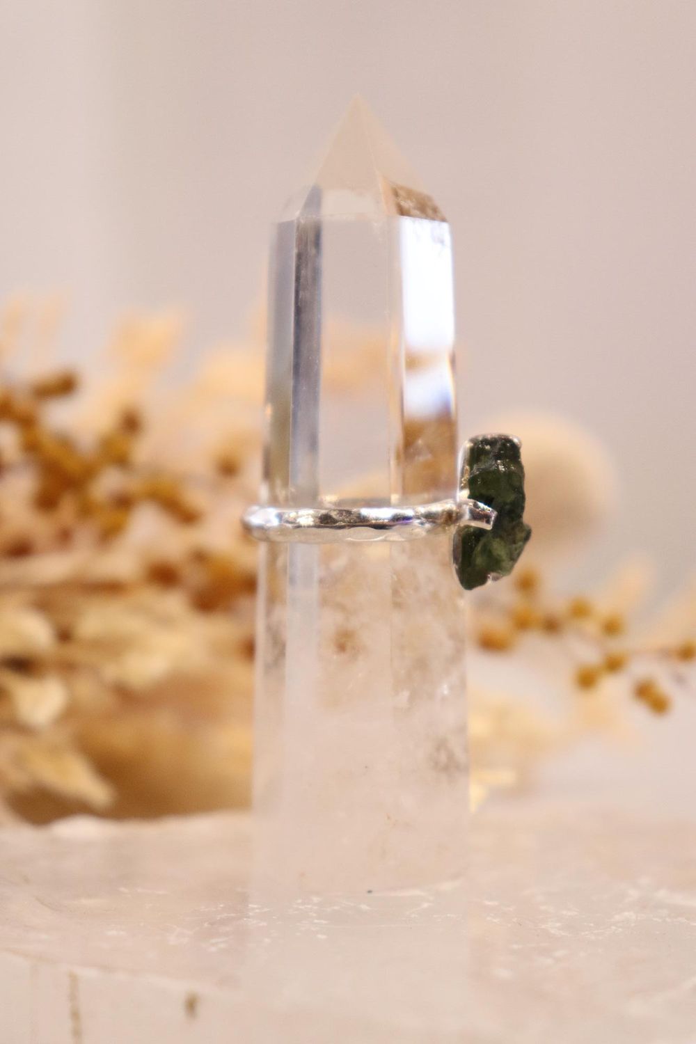 Moldavite Ring | 2.8cts Size 10us