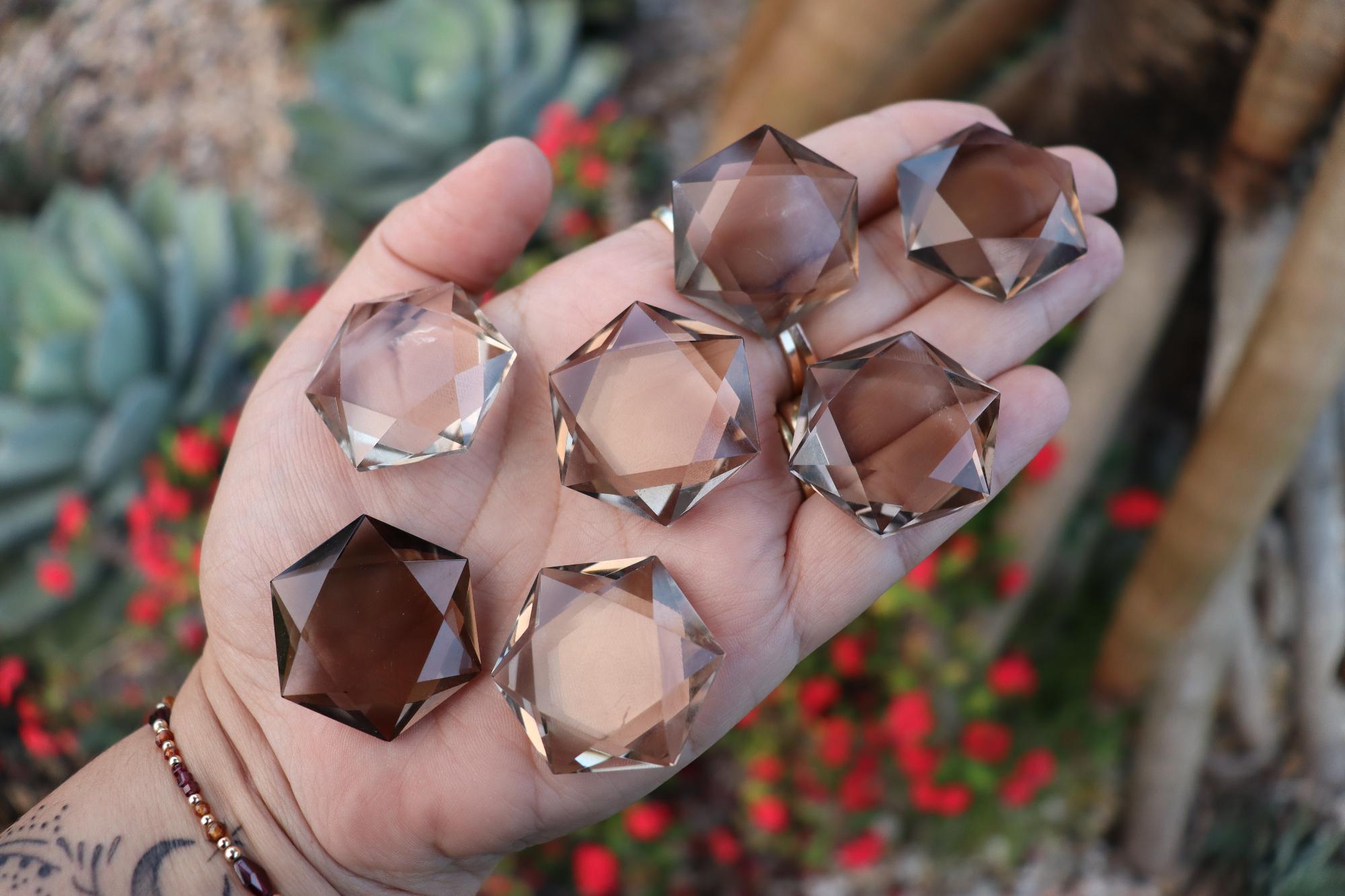Smokey Quartz Hexagon Crystal