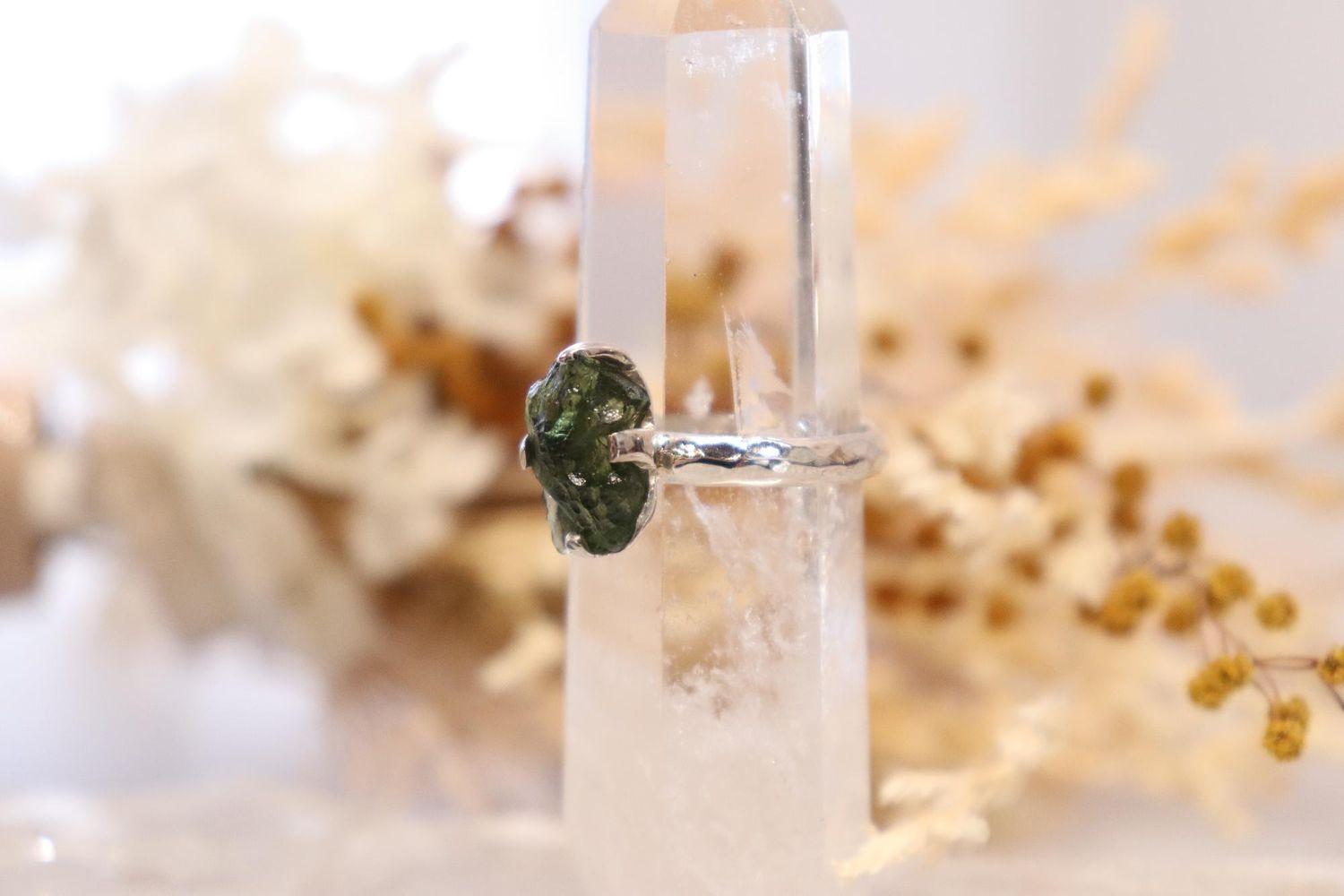 Moldavite Ring | 2.8cts Size 10us