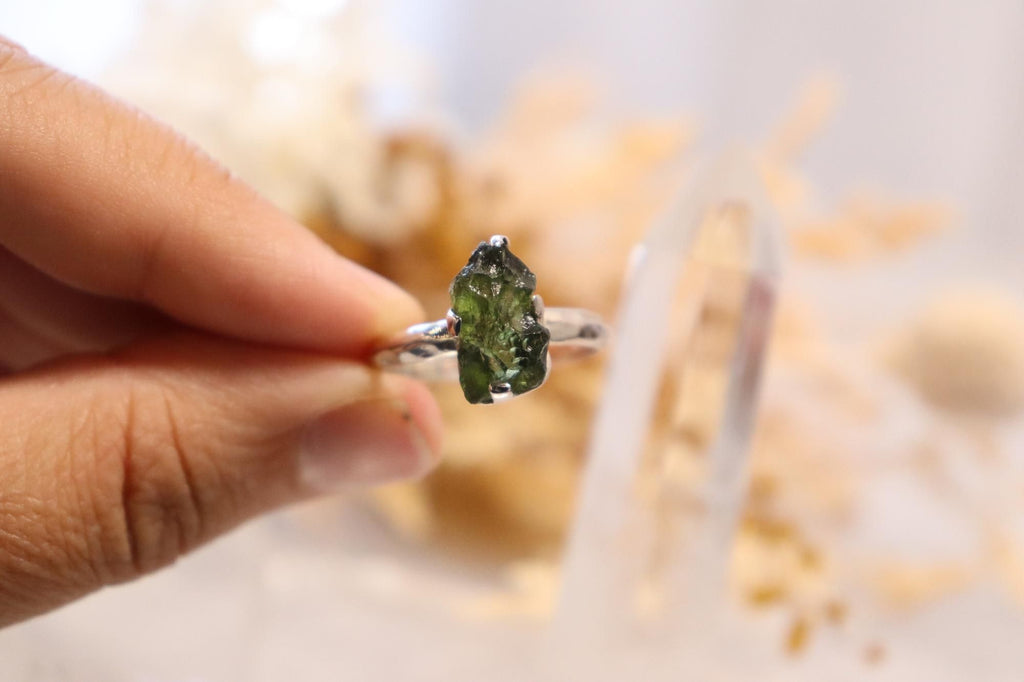 Moldavite Ring | 2.8cts Size 10us
